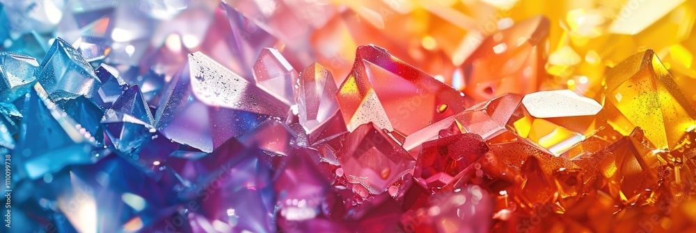 Colorful crystal abstract background Colorful crystal abstract background