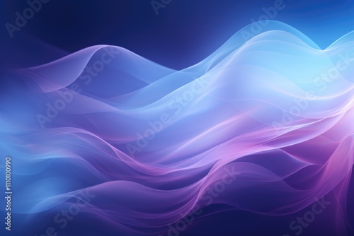 Abstract blue and purple waves