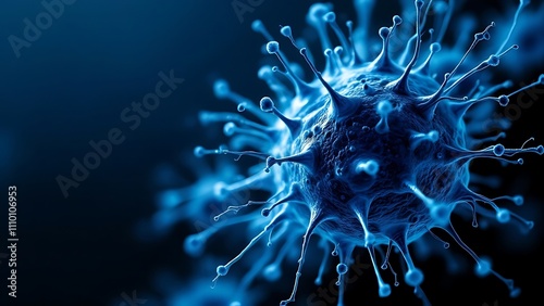 Cancer cell, illustration