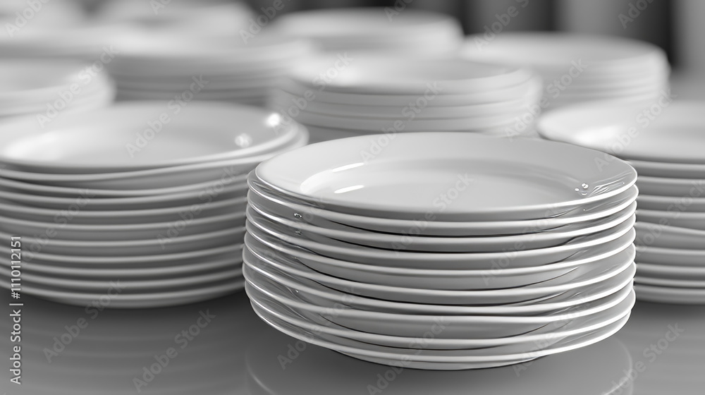 Empty white porcelain dinner plates top and side angles of view on transparent background. Realistic 3d vector ceramic dishware with smooth surface. Clean tableware mockup for menu presentation. Empty white porcelain dinner plates top and side angles of view on transparent background. Realistic 3d vector ceramic dishware with smooth surface. Clean tableware mockup for menu presentation.