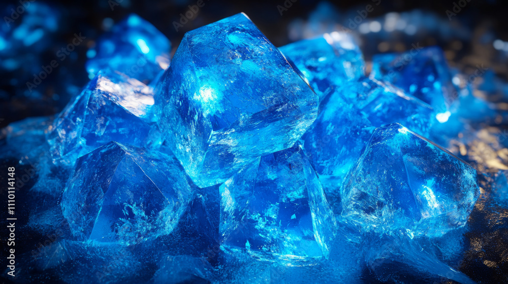 Blue crystal gem. Magic ice stone game ui vector icon. Sapphire jewel treasure isolated element. Frozen arctic chunk cluster item. 3d realistic mineral asset with light glow art for app design Blue crystal gem. Magic ice stone game ui vector icon. Sapphire jewel treasure isolated element. Frozen arctic chunk cluster item. 3d realistic mineral asset with light glow art for app design