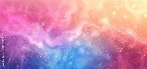 Colorful abstract painting on white background
