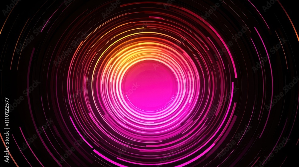 Radiant pink and yellow vortex, circular tunnel of light. swirling luminous abstract design. Radiant pink and yellow vortex, circular tunnel of light. swirling luminous abstract design.
