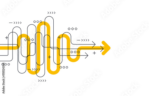 Abstract arrow direction. Technology background. High speed. Hi-tech