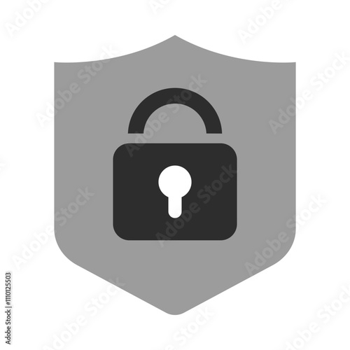 Total Lock – Shield with Lock Representing Full Security Features