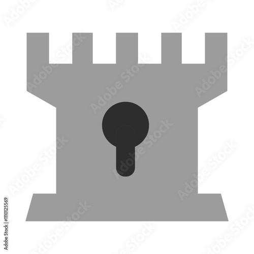 Anti Tampering – Castle Icon Representing Security and Protection