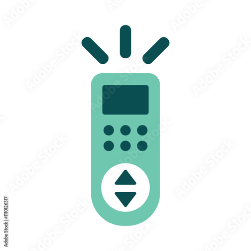 Back Light – Remote Control Representing Illuminated Screen
