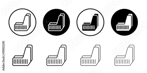 Car mud flap icon Symbol mark in filled style