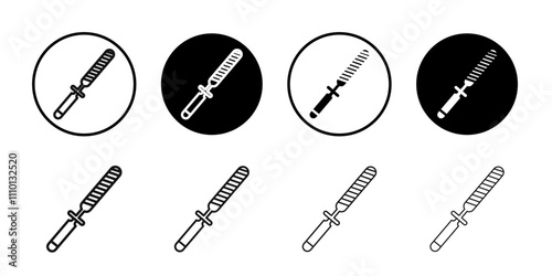 chisel icon Symbol mark in filled style