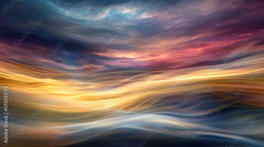 Abstract swirling cloudscape with vibrant colors and flowing textures. Abstract swirling cloudscape with vibrant colors and flowing textures.