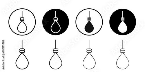 gallows icon Symbol mark in filled style