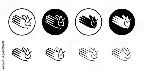 hypoallergenic icon Symbol mark in filled style