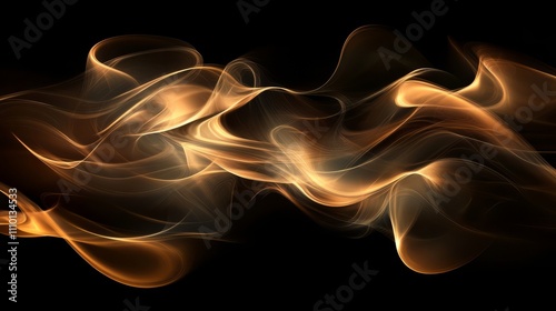 A mesmerizing collection of flames intertwining in an abstract style, against a dark backdrop