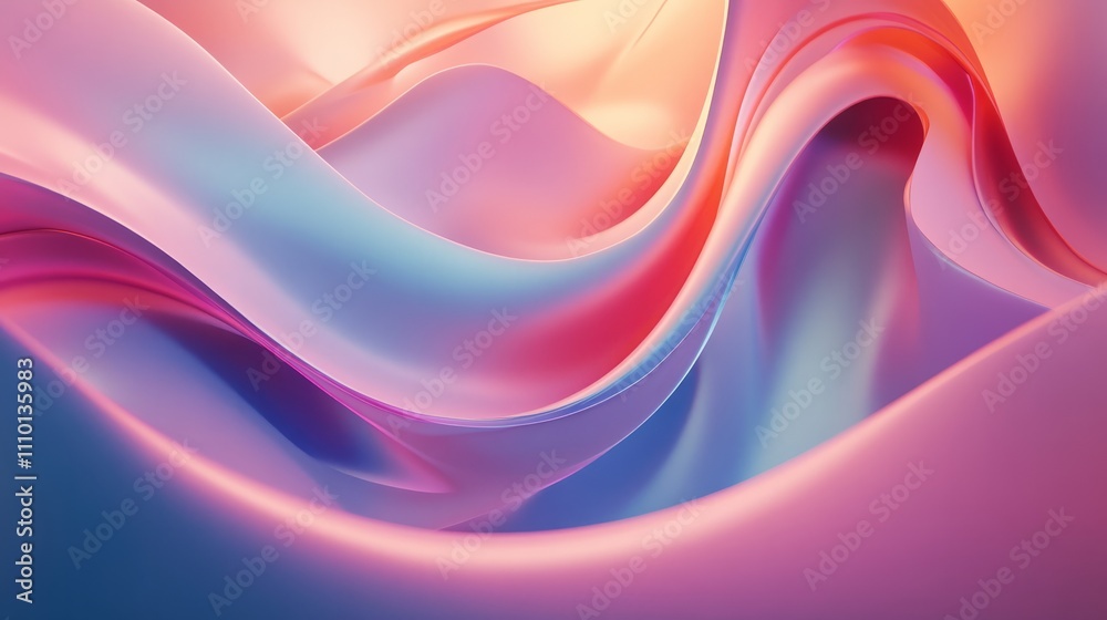 © Aisha - A smooth 3D scene with liquid-like abstract forms that flow continuously, creating a serene, hypnotic motion © Aisha - A smooth 3D scene with liquid-like abstract forms that flow continuously, creating a serene, hypnotic motion