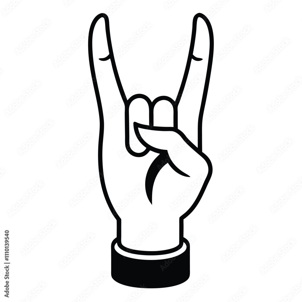 Hand making American Sign Language 