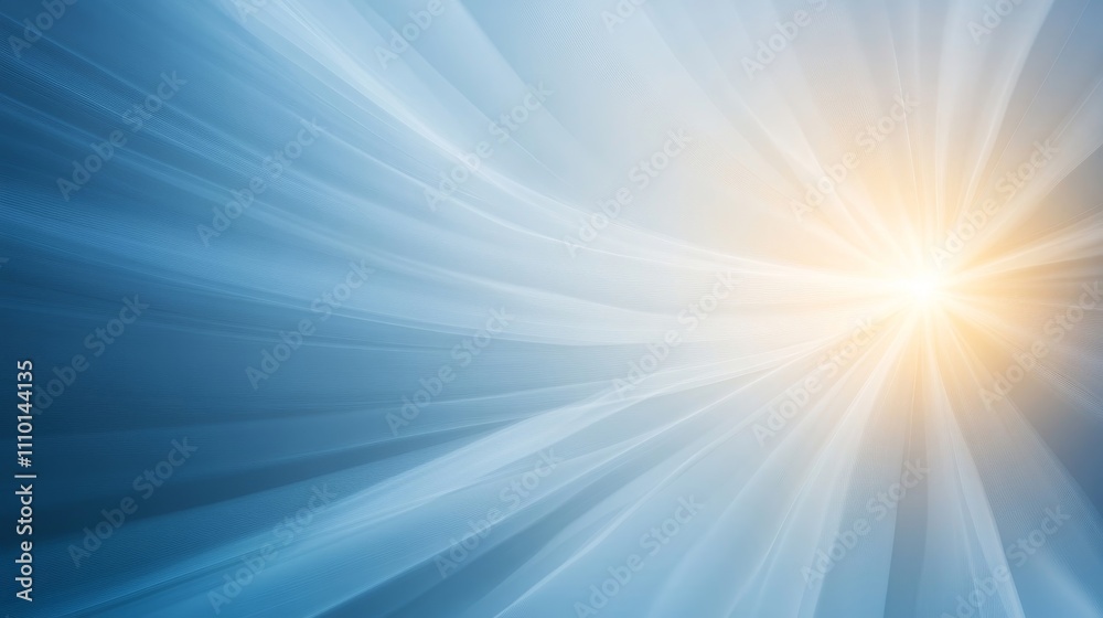 A large cloud of blue sky with a bright sun shining through it A large cloud of blue sky with a bright sun shining through it