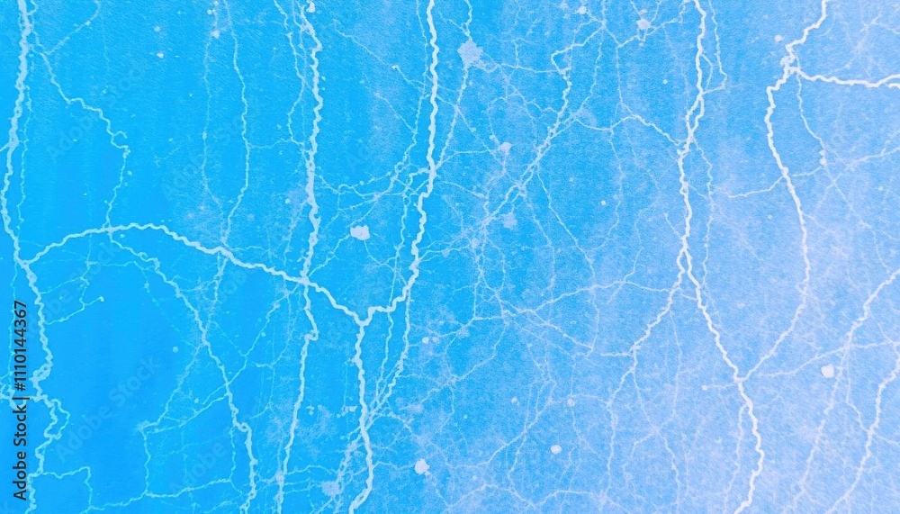Obraz premium crackling blue lightning