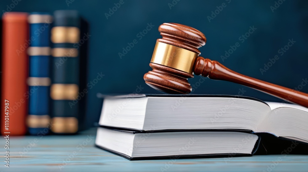 law restriction concept. A close-up of a legal textbook open to a chapter on rights protection in restrictive regulatory environments law restriction concept. A close-up of a legal textbook open to a chapter on rights protection in restrictive regulatory environments