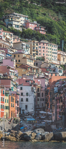 coast town of Riomaggiore in Cinque Terre