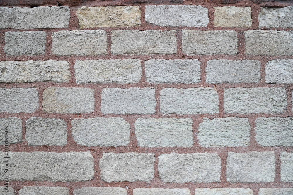 Fototapeta premium Stone Alignment of Historical Buildings, Wall Texture