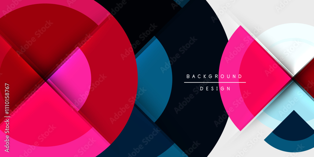 Techno circles and semi circles. Vector Illustration For Wallpaper, Banner, Background, Card, Book Illustration, landing page Techno circles and semi circles. Vector Illustration For Wallpaper, Banner, Background, Card, Book Illustration, landing page