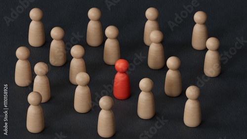 Obraz na płótnie Discrimination and inclusion concept