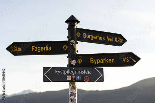 Directional Signs of Ålesund Trails photo