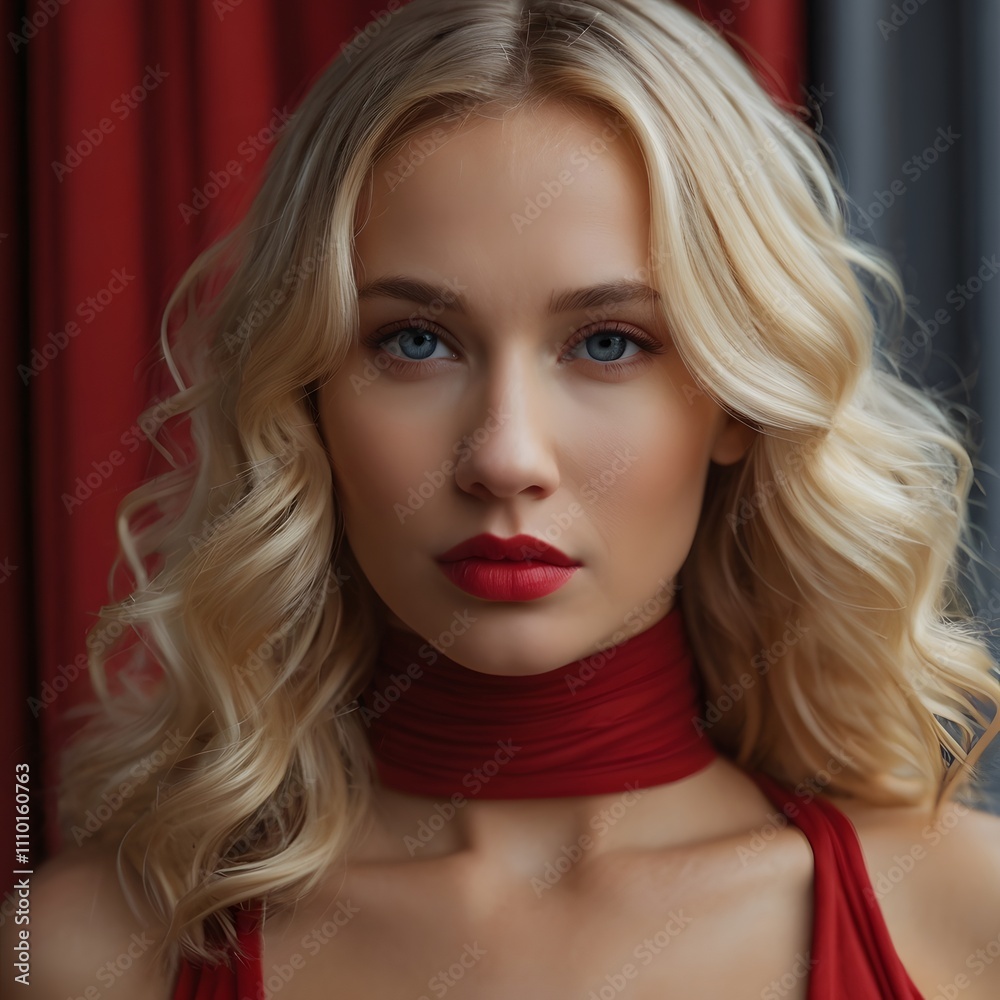 Naklejka premium portrait of a woman