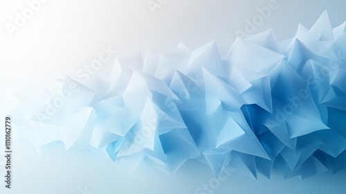 A blue background with ice cubes scattered all over it