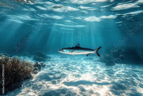 Fish in Clear Underwater Habitat