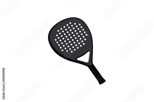 Padel logo padel Racket with ball logo design vector
