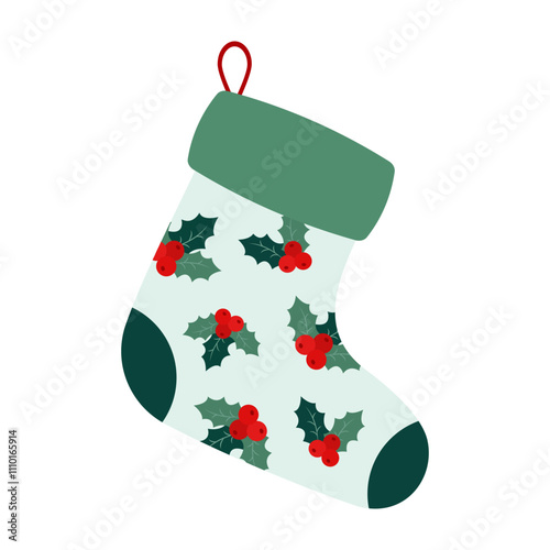 Festive Christmas stockings with colorful patterns and designs