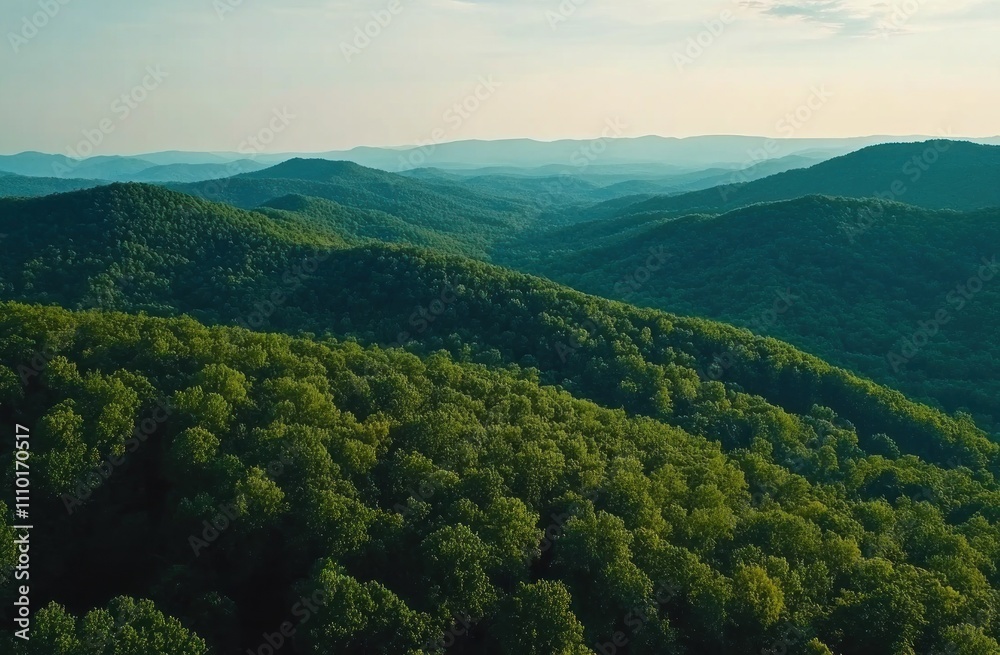 Obraz premium Verdant Mountain Vista