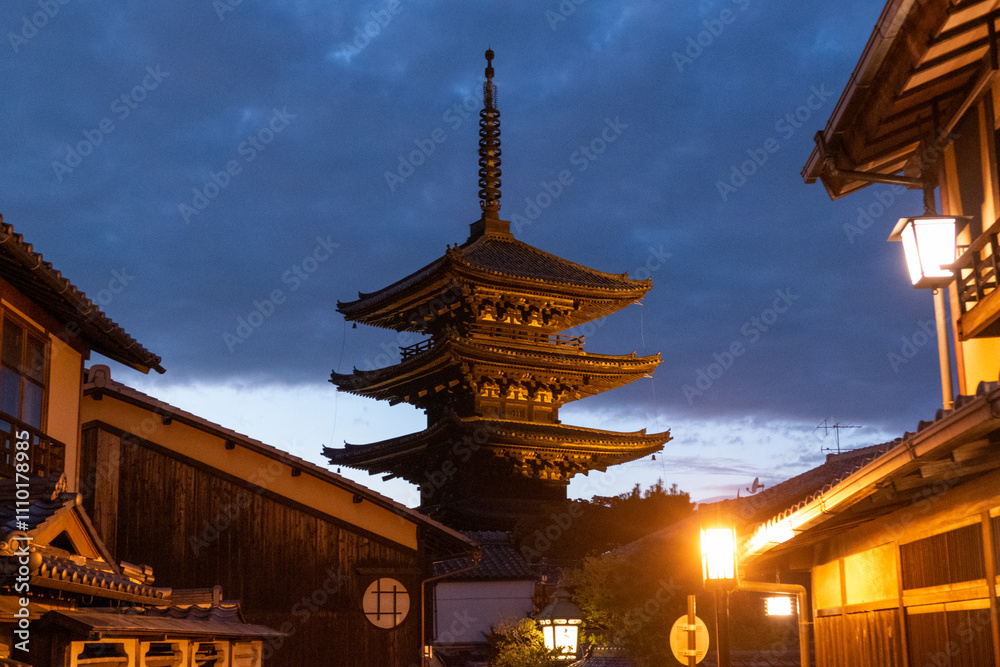The Yasaka Pagoda, also known as the Tower of Yasaka, is a Buddhist pagoda located in Higashiyama-ku, Kyoto, Japan