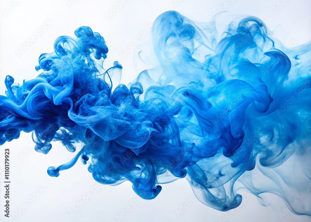 Aerial View of Swirling Blue Smoke Creating Intriguing Patterns on a Pure White Background Captured by Drone Photography for Artistic and Creative Purposes Aerial View of Swirling Blue Smoke Creating Intriguing Patterns on a Pure White Background Captured by Drone Photography for Artistic and Creative Purposes