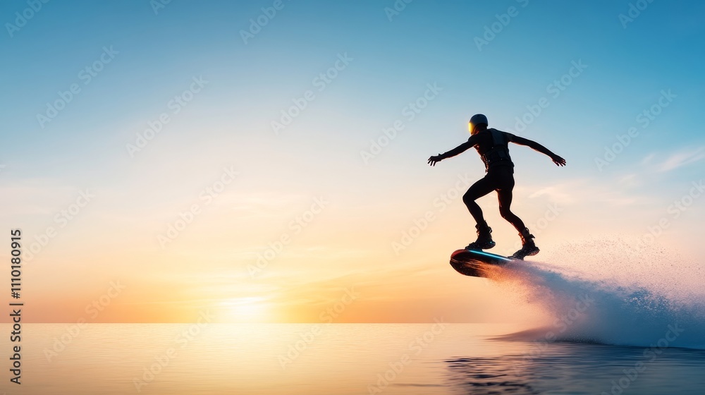 A man is riding a surfboard on a wave in the ocean A man is riding a surfboard on a wave in the ocean