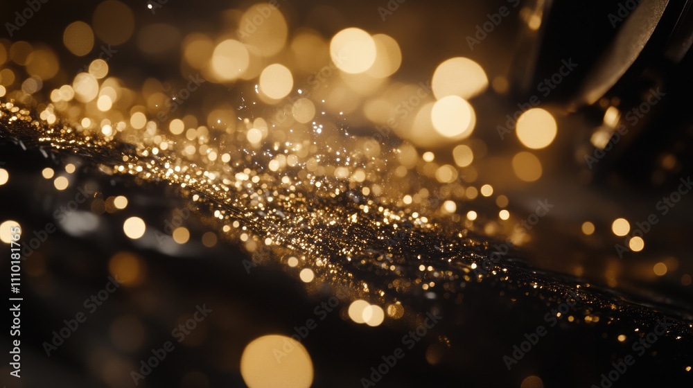 Laser cutting technology in action showcasing sparks and precision in sheet metal manufacturing process with fiber laser machinery.