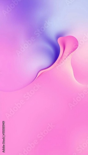 a close up of a pink and blue background with a curved curve