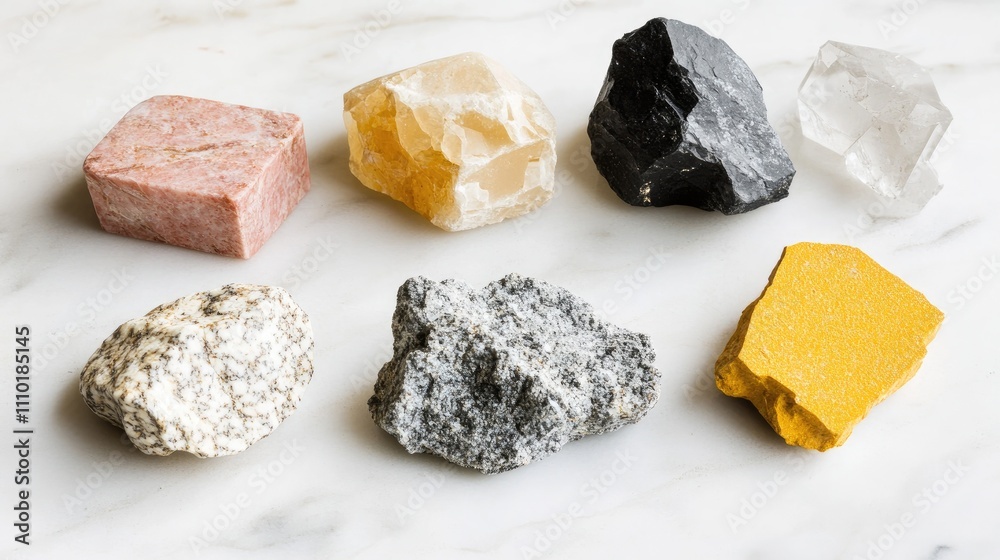 Construction debris featuring an array of rocks and bricks showcasing textures and colors for building and renovation projects Construction debris featuring an array of rocks and bricks showcasing textures and colors for building and renovation projects