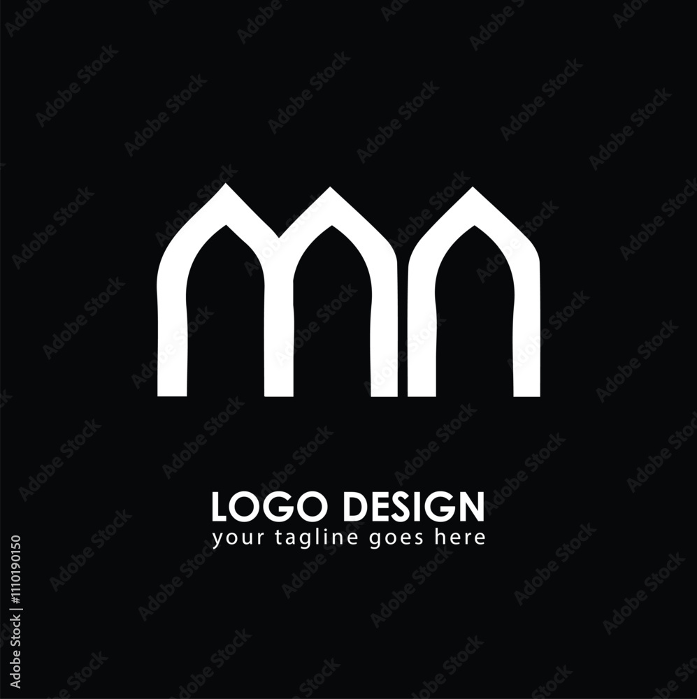 MA MN Logo Design, Creative Minimal Letter MN MA Monogram MA MN Logo Design, Creative Minimal Letter MN MA Monogram
