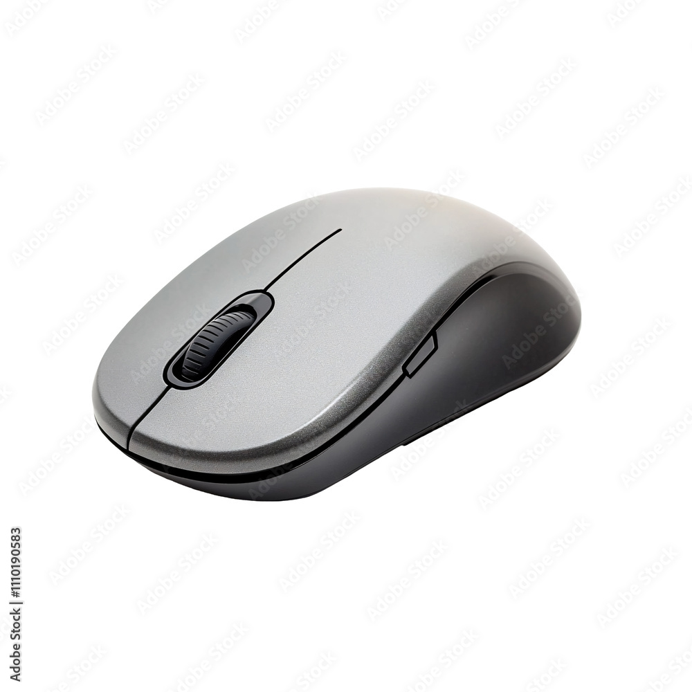 Computer mouse isolated on white & transparent a background.