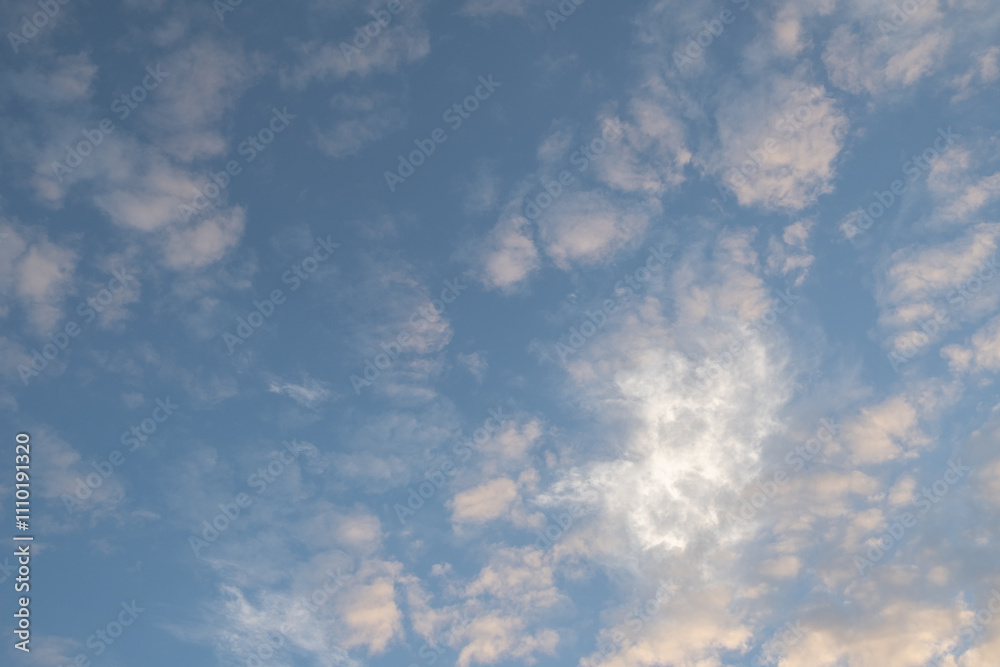 Cloud in the blue sky