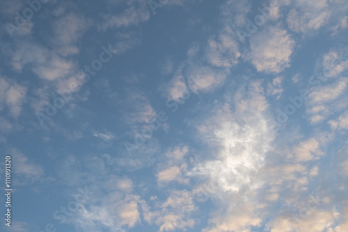 Obraz na płótnie Cloud in the blue sky w salonie