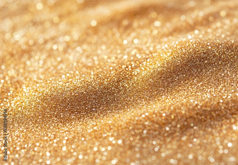 Close-Up of Shimmering Golden Glitter Surface with Soft Focus Creating a Dreamy and Luxurious Background for Creative Projects and Design Works Close-Up of Shimmering Golden Glitter Surface with Soft Focus Creating a Dreamy and Luxurious Background for Creative Projects and Design Works