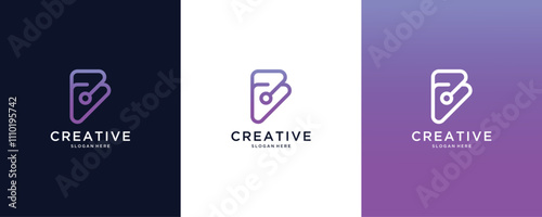 innovation technology vector logo design inspiration 