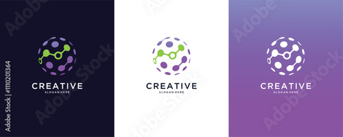 investment global logo, modern style, growth direction, vector logo design element.