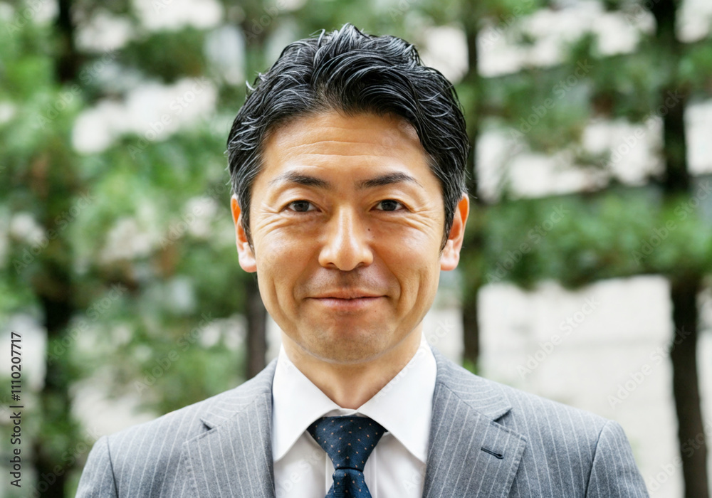 Trustworthy and professional male portrait/信頼感あふれるプロフェッショナルな男性 Trustworthy and professional male portrait/信頼感あふれるプロフェッショナルな男性