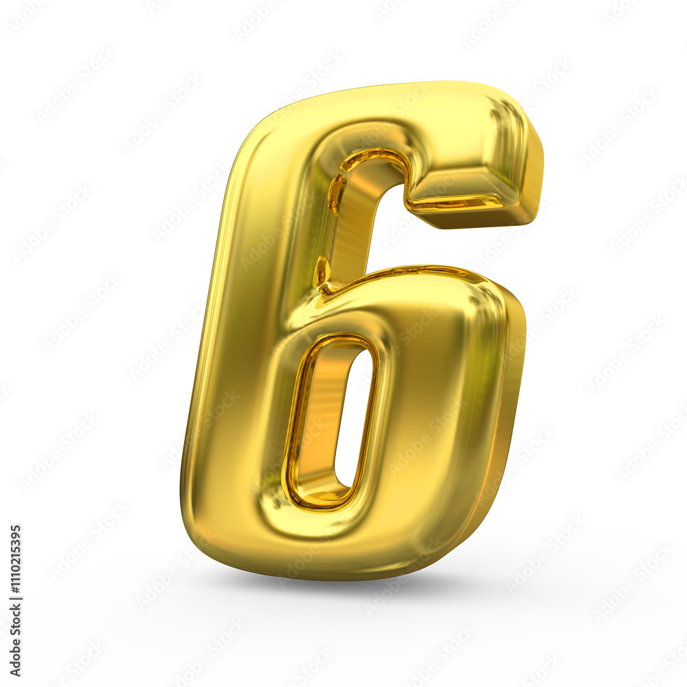 Gold Number 6 Gold Number 6