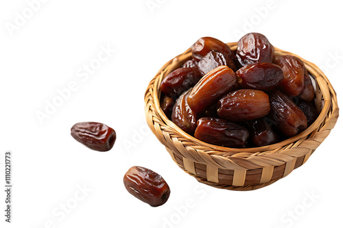 dates isolated on white background