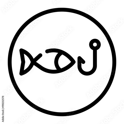 fishing area cutline icon